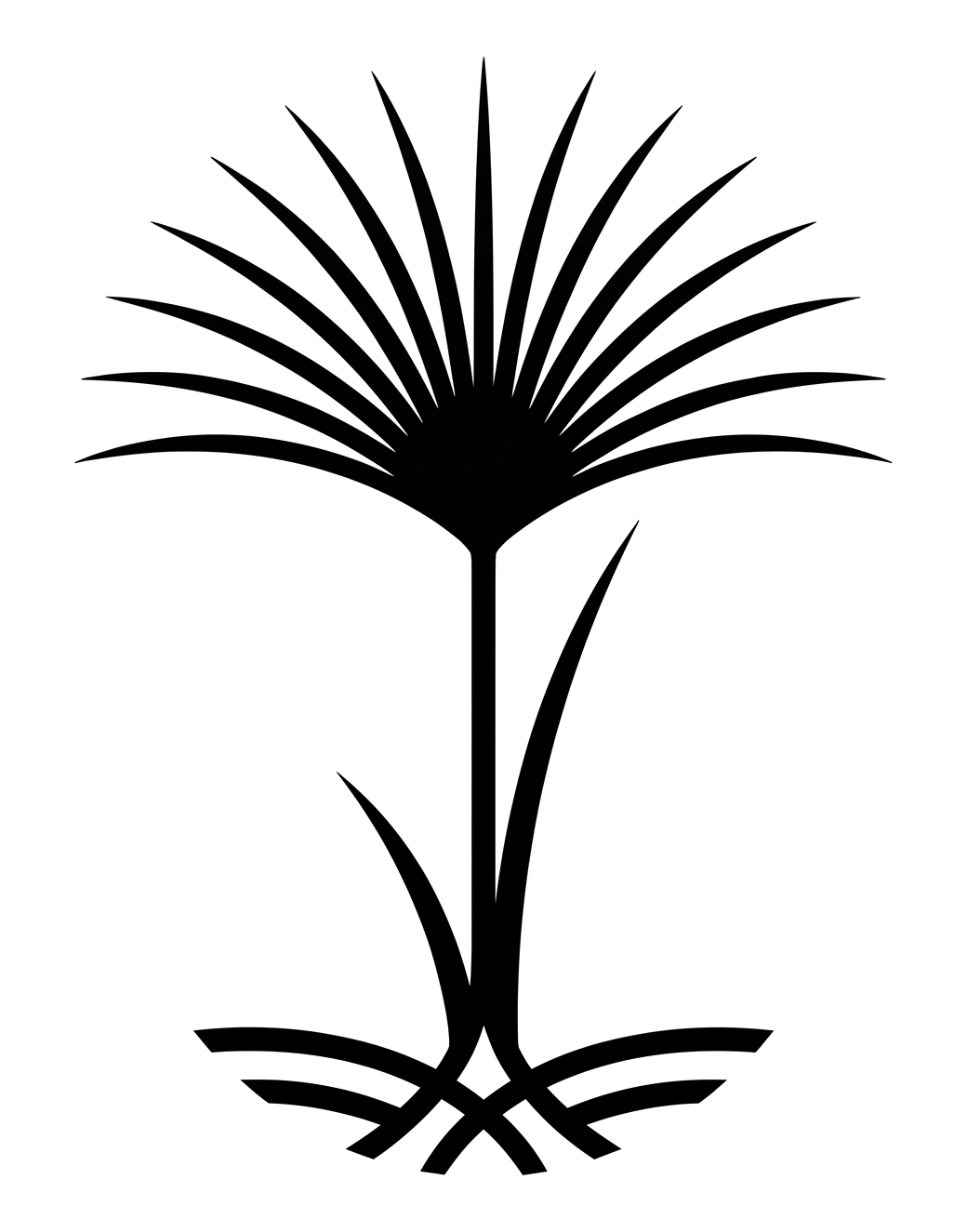 Papyrus plant pictogram